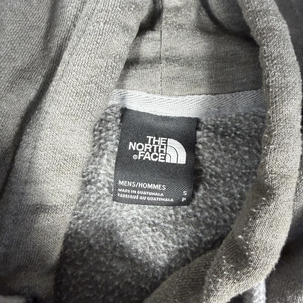 The North Face Men's Sweater Half Dome Grey Pullover Hoodie Small Gray White